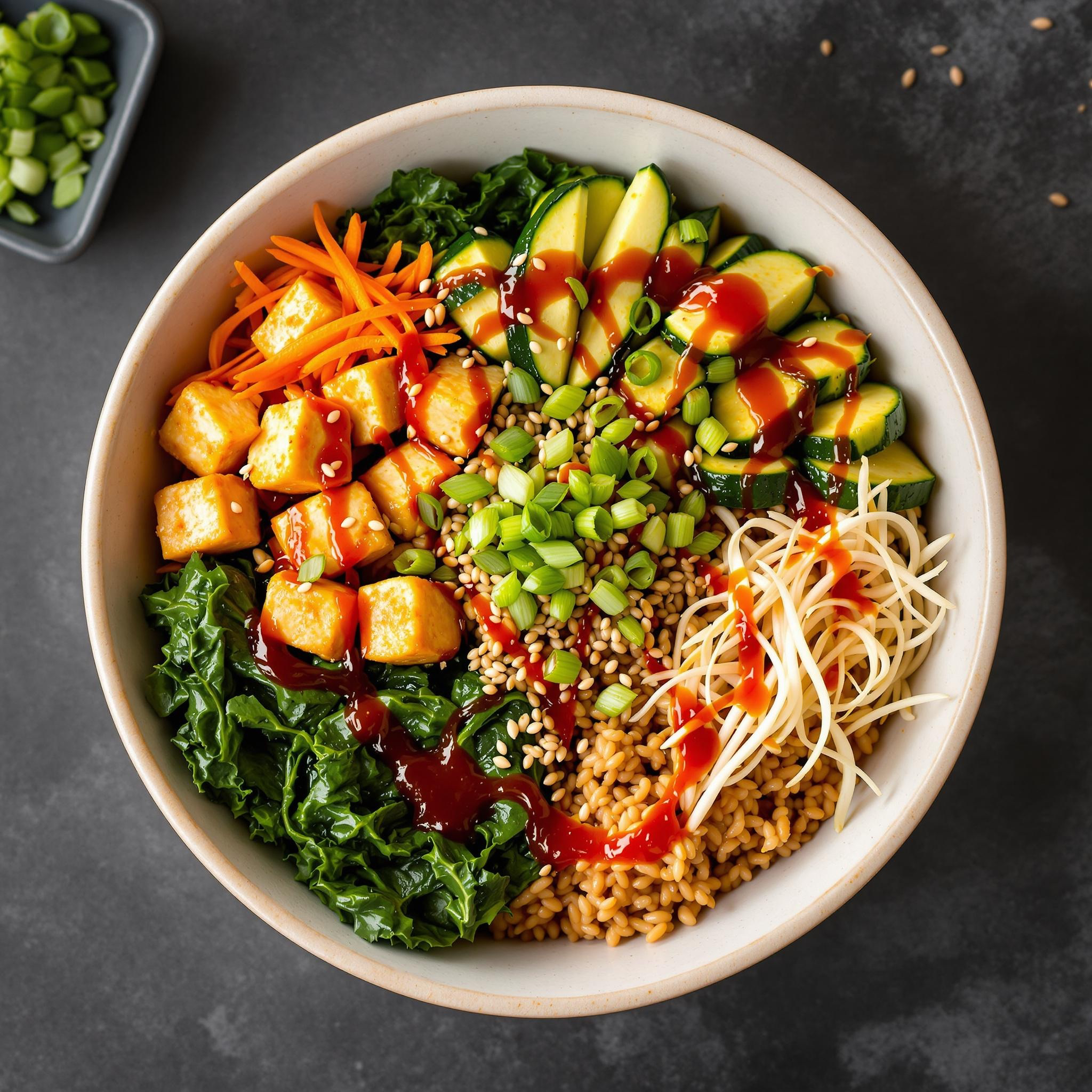 Tofu and Vegetable Bibimbap